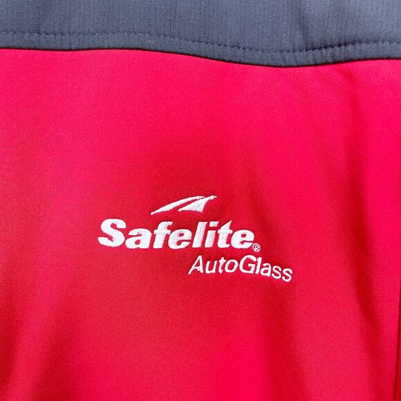 Safelite AutoGlass Elevate SoftShell Jacket Red Employee Work Uniform Mens 4XL - Picture 3 of 7